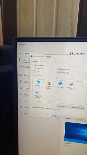 Show "This PC" Icon On Windows 10 | How To Show desktop Icon |