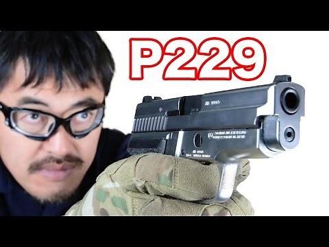 Tanaka SIG SAUER P229 Silver Gas Blowback Mack Sakai Review Video #492