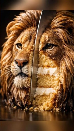 Real Lion… But It’s Cake 😳 | Ultra Realistic ASMR