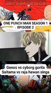 329K views · 5.7K reactions | One Punch Man Seasons 1 Episode 2 Saitama vs Raja Hewan Buas #anime #onepunchman #saitana #animehits | Fahmi Firmansyah | Facebook