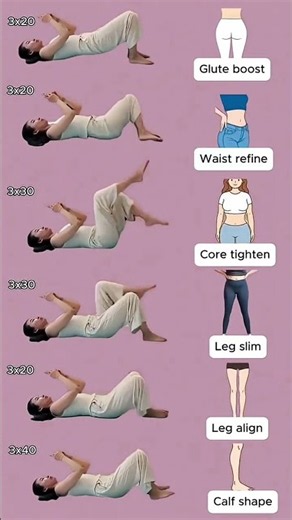 Did you ever try these easy excercises 🔥🔥🔥to shape your body, give it a try👊💪