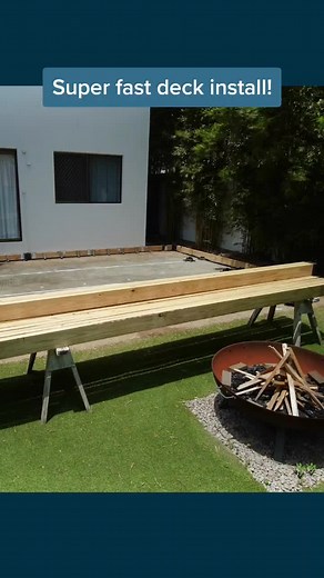 #Totinos425 TuffBlock saves you days on your deck build. Here it's used as an intermediary in combination with in ground concrete, reducing the number of holes and concrete required. #circulareconomy #beforeandafter #deck #decking #deckbuilding #landscaping #landscaping #tuffblock #buildtuff #