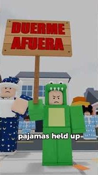 In This Town, Sleeping Inside Is Deadly!!!😭 #roblox #robloxshorts #sad