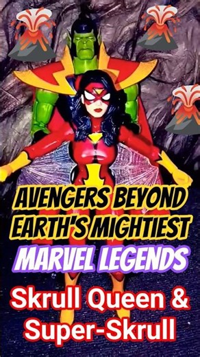 👈 🌐 Skrull Queen & Super-Skrull | Marvel Legends | Action Figure | Avengers Beyond Earth's Mightiest