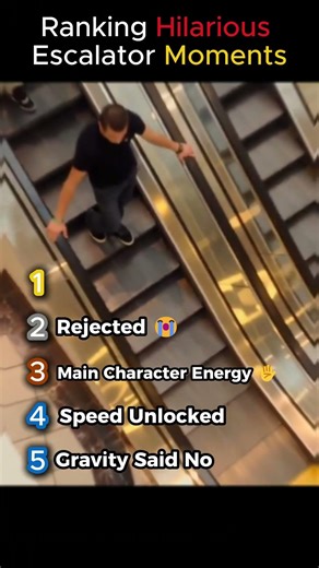 Ranking Hilarious Escalator Moments