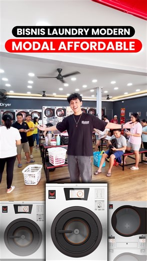 Buka Outletmu Dengan Brand Terpercaya✨ on Instagram: "𝗘𝗠𝗔𝗡𝗚 𝗜𝗬𝗔 𝗕𝗨𝗞𝗔 𝗨𝗦𝗔𝗛𝗔 𝗟𝗔𝗨𝗡𝗗𝗬 𝗜𝗧𝗨 𝗠𝗔𝗛𝗔𝗟? 😱 Ternyata bisnis laundromat bisa kamu miliki mulai 300 jutaan aja! Jakarta Coin Laundry Pakai mesin kualitas industri, cepat, praktis, dan jadi andalan banyak orang. ✅ Bagi hasil 5-8 Juta perbulan ✅ Lisensi brand sampai 8 tahun ✅ Paket washer & dryer machine ✅ 1 unit coin changer ✅ 1 set cashless E-Payment system Klik link di bio atau langsung kunjungi website BukaOutlet.