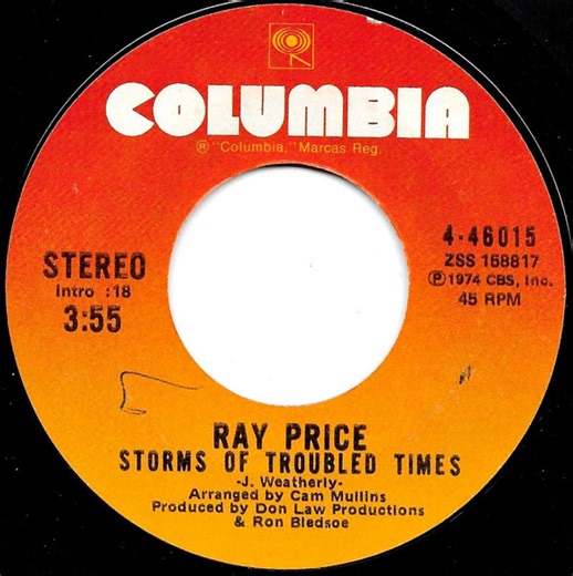 Ray Price - Storms Of Troubled Times