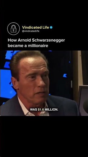How Arnold Schwarzenegger made his first million ￼