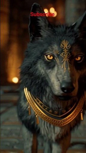 Fang — the mighty father of the wolf family and the ancient guardian of the temple.