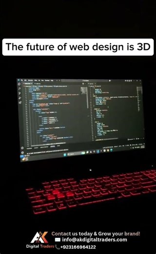 Code meets creativity. Welcome to the 3D web era. #3DWebsite #creativewebsiteWebDesign