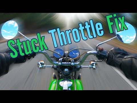 Motorcycle Throttle Over-Revving Stuck High RPM Fix