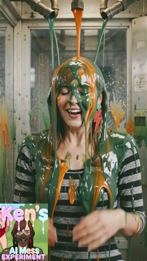 Louise caught out cleaning the gunge tank