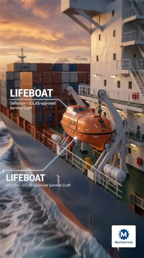 🚢 Lifeboat Explained! Definition, Uses & SOLAS Requirements Every Seafarer Must Know