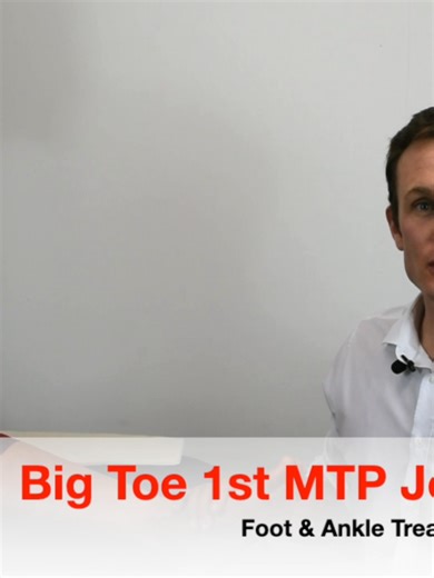 Alleviating First MTP Joint Pain with Orthotics