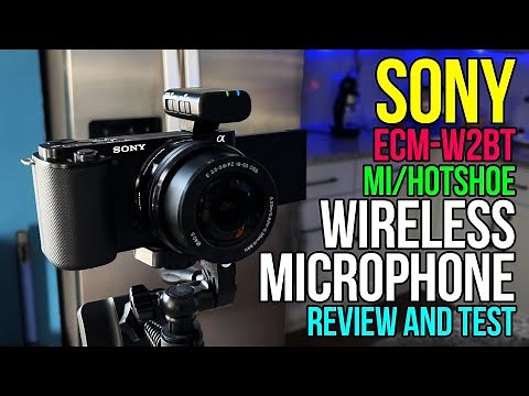 SONY ECM W2BT Wireless Microphone for ZV-E10