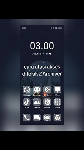 Cara Atasi Akses Ditolak ZArchiver di Infinix