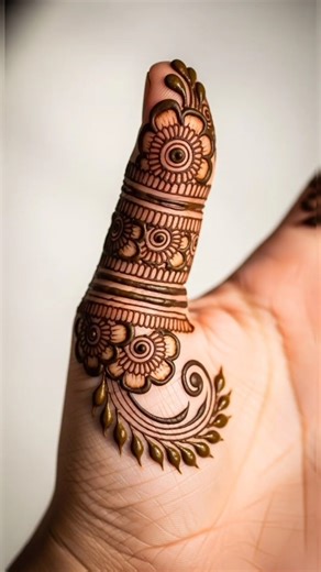 💅Finger mehndi designs |mehndi design |mendinidesign |cone designs simple |mehandi design#viralshort