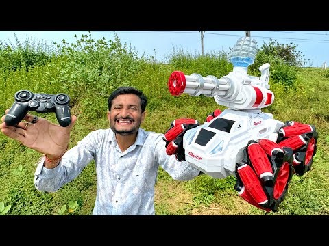 Drift Remote Control Car with Smoke and Bullet Fire Function Unboxing- JMV TOYS