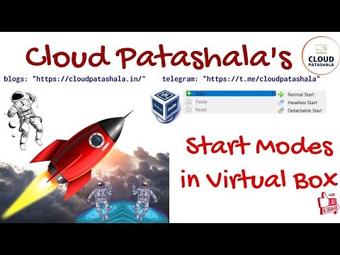 Normal vs Headless vs Detachable Start in Virtual box | Start VM | #cp_devops 07