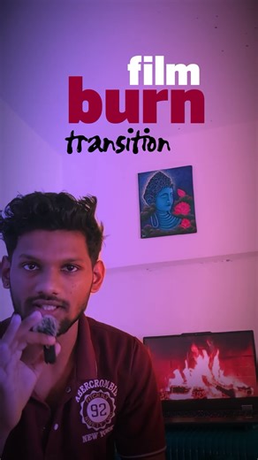 film burn transition | viral transition effect | light#viral #tutorial #filmburn #transition #capcut