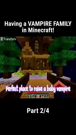 Creating an Evil Vampire Family in Minecraft! Part 2-4