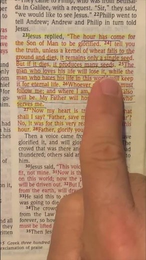John 12:23-28 The Kernel of Wheat Must Die…Jesus Predicts His Death