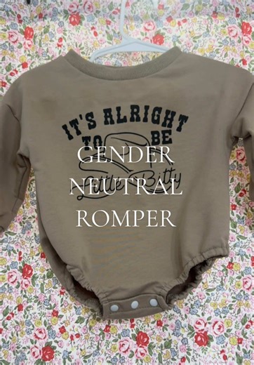 Stylish Gender Neutral Romper for Your Baby