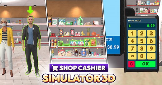 Shop Cashier Simulator 3D 🕹️ Play on CrazyGames