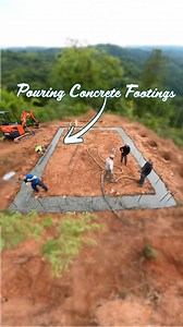 140K views · 1.9K reactions | Pouring Concrete Footings for The Nantahala Retreat | Perkins Builder Brothers | Facebook