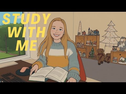 🎄8 HOURS Study With Me ☃️ Productive Saturday ❄️