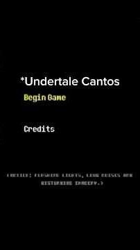 Grounded over Undertale Cantos was stuck in my parents computer screen
