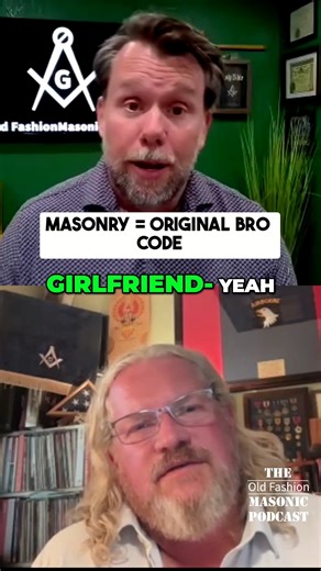 48K views · 1.2K reactions | Two Freemasons discuss why Freemasonry is the "Original Bro Code". Excerpt from the full episode that dropped on October 26th. #masonry #FREEMASON #freemasonryworldwide #masonic #masons #freemasonsofamerica #freemasonry #Freemasons #freemason #exposed | Old Fashion Masonic Podcast | Facebook