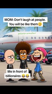 Funny Animation: Me in Front of Billionaires