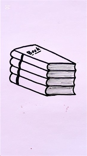 BOOKS DRAWING... HOW TO DRAW BOOKS STEP BY STEP...#books #drawingtutorials #viral #shorts #viral