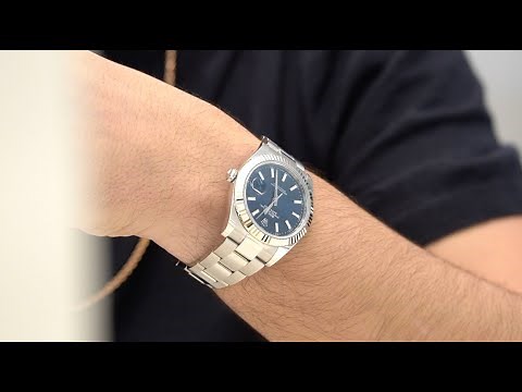 New Rolex Datejust 41mm Blue Dial on Oyster Strap Unboxing