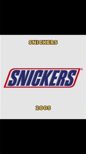 SNICKERS evolution 2005-1930 #shortvideo #snickers #viral #shorts