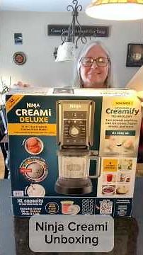 Ninja Creami Deluxe Unboxing with Silver, Home and Travel
