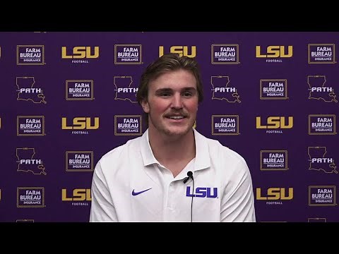 LSU LB Whit Weeks Tigers football interview