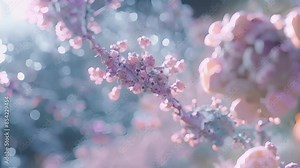 The animation captures a proteasome collaborating with heat shock proteins to identify and degrade damaged proteins.