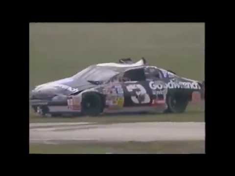 Dale Earnhardt Flips & Wrecks Car Then Gets Back In and Continues Race