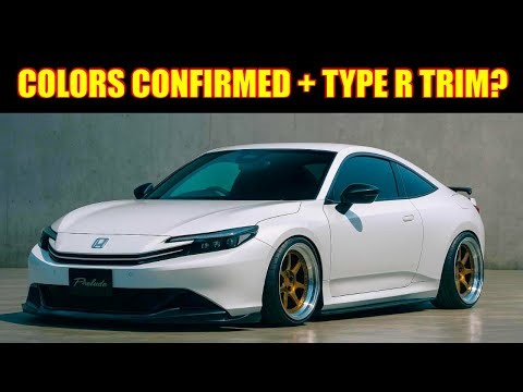 COLORS + CHASSIS CODE + TYPE R TRIM? (2026 Honda Prelude)