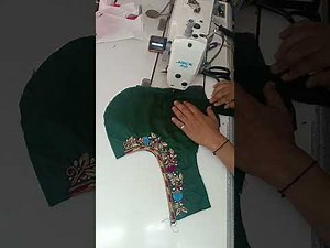 maggam work blouse stitching// how to blouse stitching #shorts #youtubeshorts