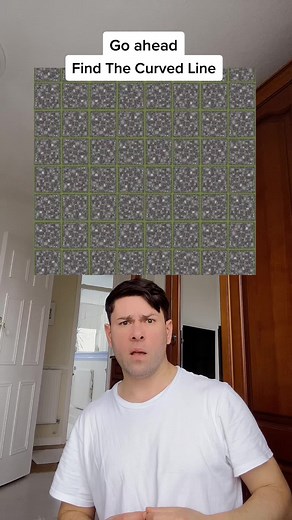 Find the Curved Line: Interactive Visual Challenge