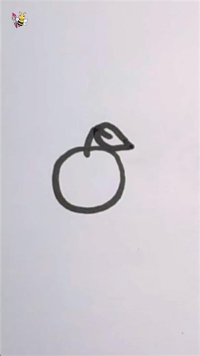 How to draw an orange 🍊 (bloopers) #shorts #drawing #art #orange