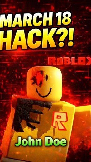 Will John Doe Hack Roblox on March 18? 😱 Roblox Myth Explained #shorts #shortvideo #bloxfurit