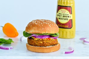 Vegan Tempeh Burger