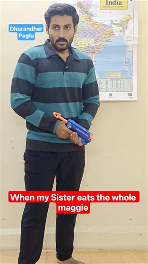 No More Maggie With Sister 😅😂🤪 #comedyfilms #comedy #dhurandhartherevenge #sister #brother #maggie
