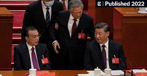 A Former Chinese Leader Was Ushered Out, Leaving Many Questions (Published 2022)