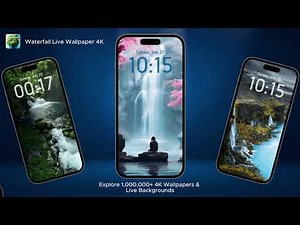 Waterfall Live Wallpaper 4K – Relaxing Nature Backgrounds