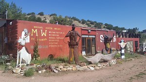 Taking the Turquoise Trail in New Mexico